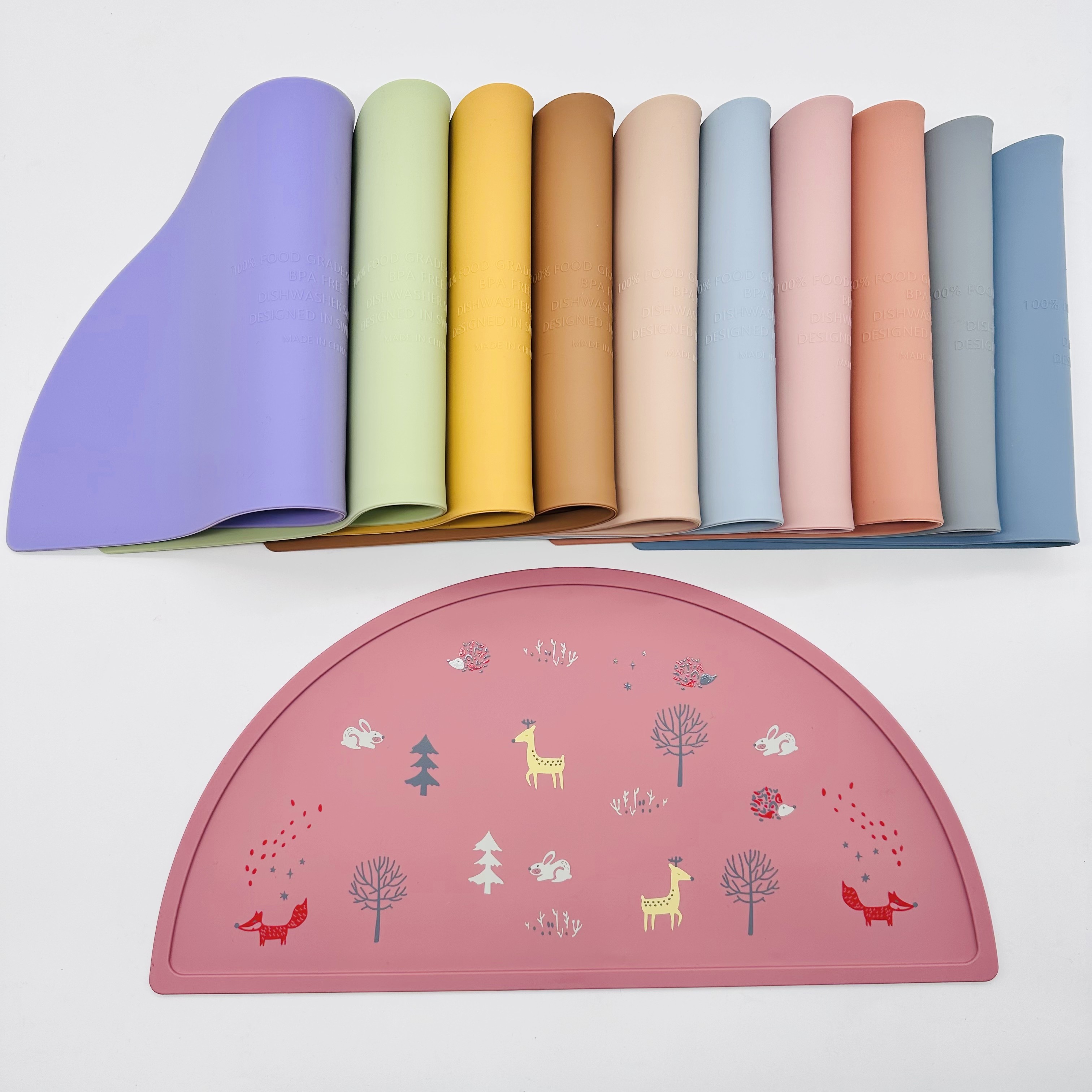 Silicone baby mat